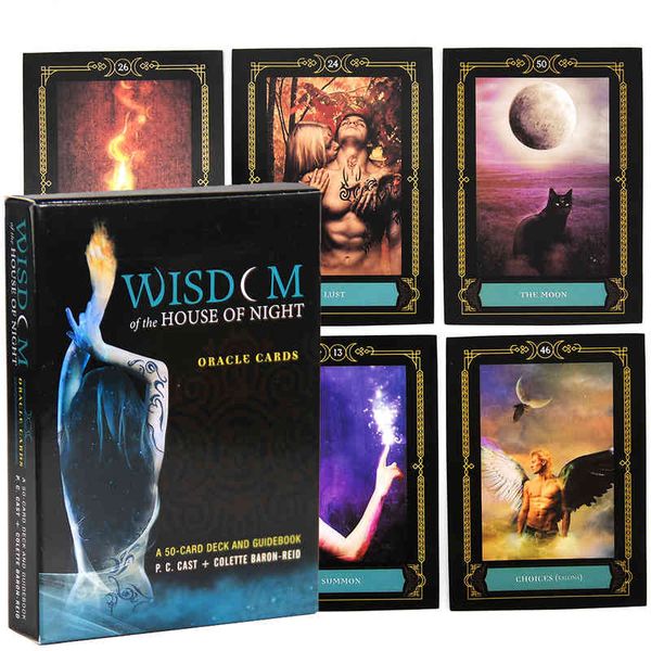 

hay house wisdom of the house of night oracle cards a 50-card deck and guidebook cards board game reading astrology tarot cards dixit