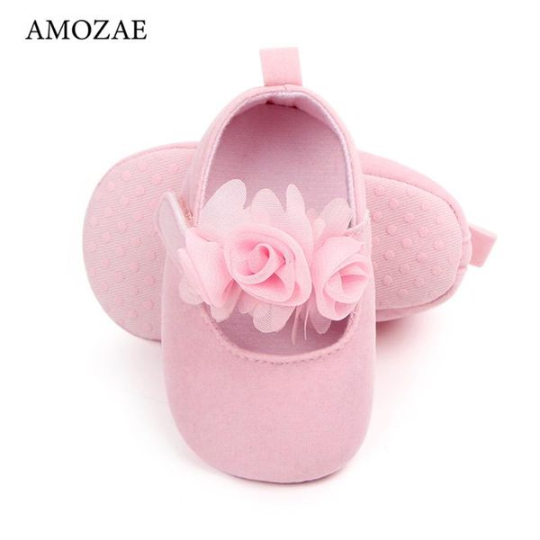 

first walkers 2021 cute floral baby shoes for born infant toddler girl princess soft sole prewalker anti-slip 0-18m