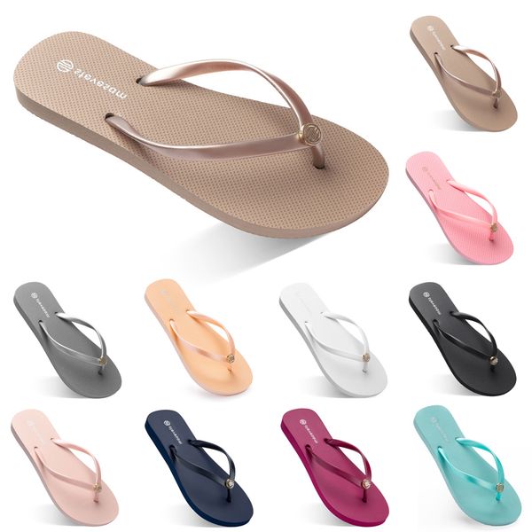 

flip flops slippers men women shoes triple white black green yellow orange pink summer beach slide sport sneaker size 35-38 breathable