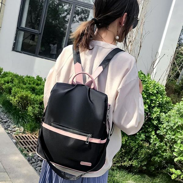 

backpack female school bags for teenage girls 2021 nylon travel women mochilas sac a dos ladies laprucksack men bag pack