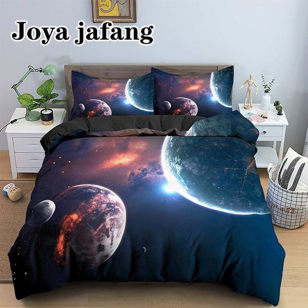 

bedding sets bedroom decor fashion 3d space printing pattern comforter cover with pillowcase 2/3 pcs us/au/eu/uk single/twin