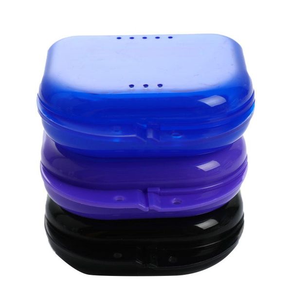 

storage bottles & jars tooth retainer box braces container mouthguard guard denture case cleaner multi color organizer accessories