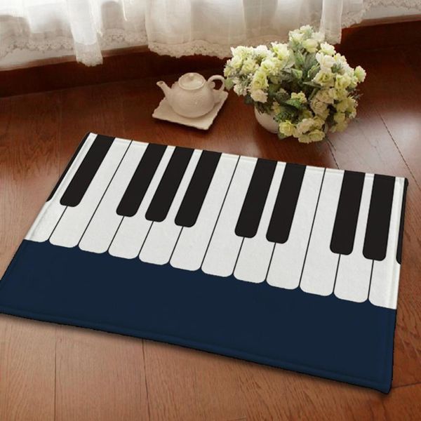 

carpets personality piano carpet bedroom bedside living room black and white children pad rug with exquisite handmade wrapping