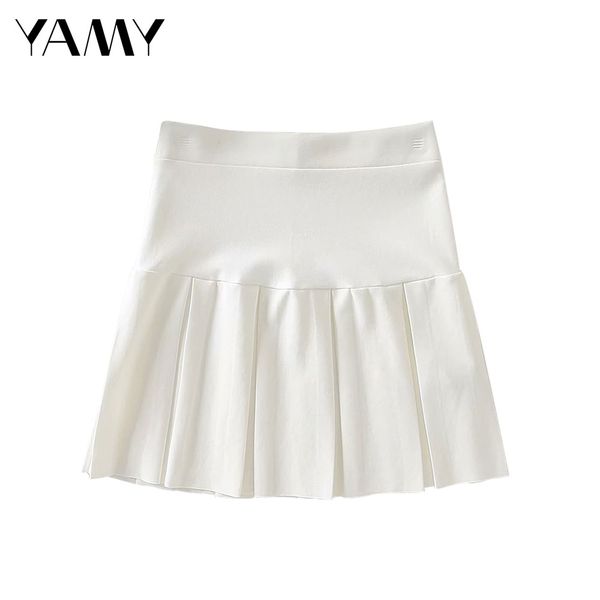 

fashion women a-line high waist tennis pleated mini preppy style new skirt slim solid casual kawaii clothes 2021, Black