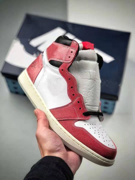 

vintage high-breathable basketball shoes chicago red men sneakers