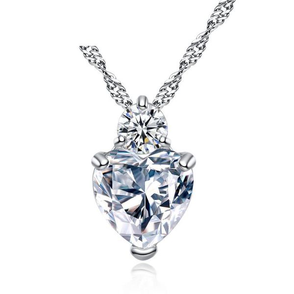 

chains necklace for women silver sterling heart pendant jewelry