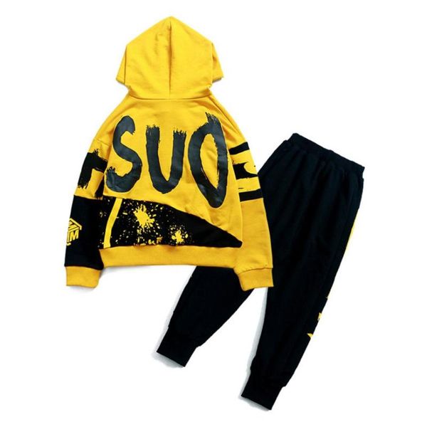 

men's tracksuits boys sports suits tracksuit hoodie pants children fashion clothes casual outfits spring and autumn clothing, Gray