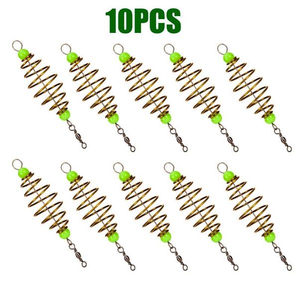 

10pcs bait feeders 88*24mm feeder cage carp fishing rig kit hooks
