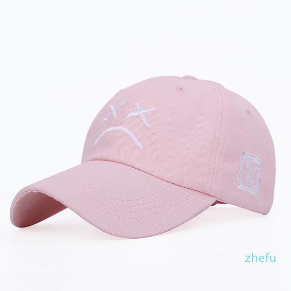 

2020 four seasons outdoor sunscreen hat bob cotton solid color embroidery men's caps women baseball cap casquette, Black;white