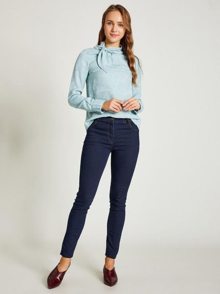 

women's pants & capris vekem woman d416 trousers slim fit denim with five pocket 2021 collection limited edition, Black;white