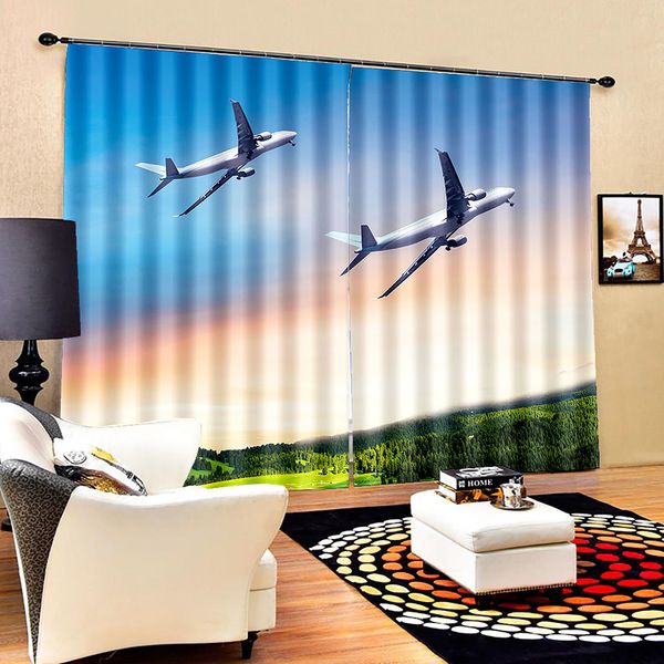 

fly curtain p printing blackout 3d curtains for living room bedding decoration