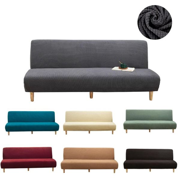 

chair covers armless folding sofa bed bedspread on the for living room magic without armrest protector slipcovers big couch cover