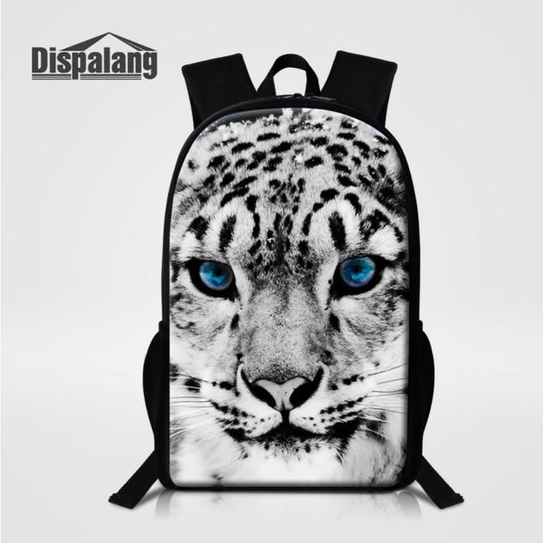 

backpack dispalang women men for teenagers school bags girls boys cool leopard back pack animal printing travel mochila