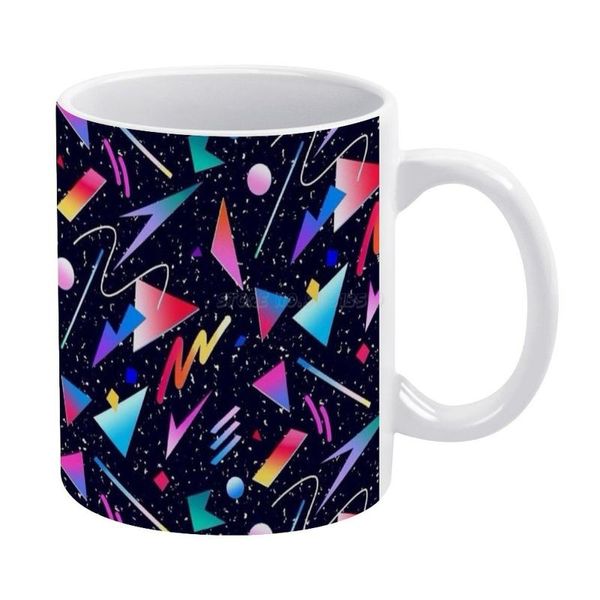 

mugs aesthetic design white mug ceramic creative vaporwave repeating pattern