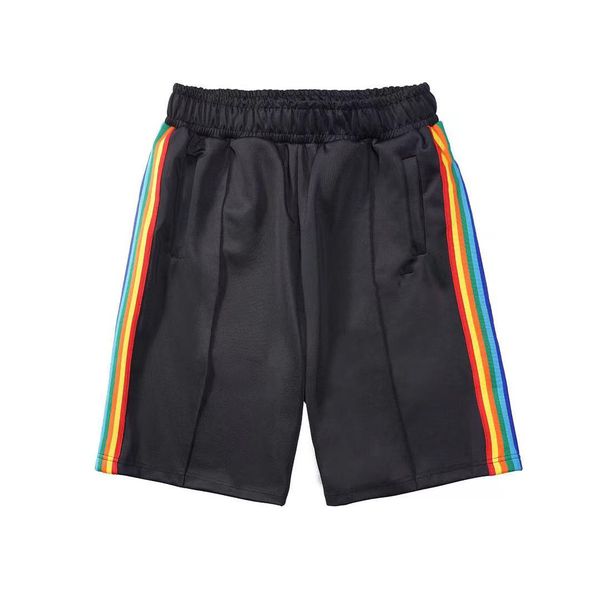 

pants clothes printing rainbow strip webbing casual beach shorts famous stylist sweatpants summer shorts pants fashion letters embroidery#xs, White;black