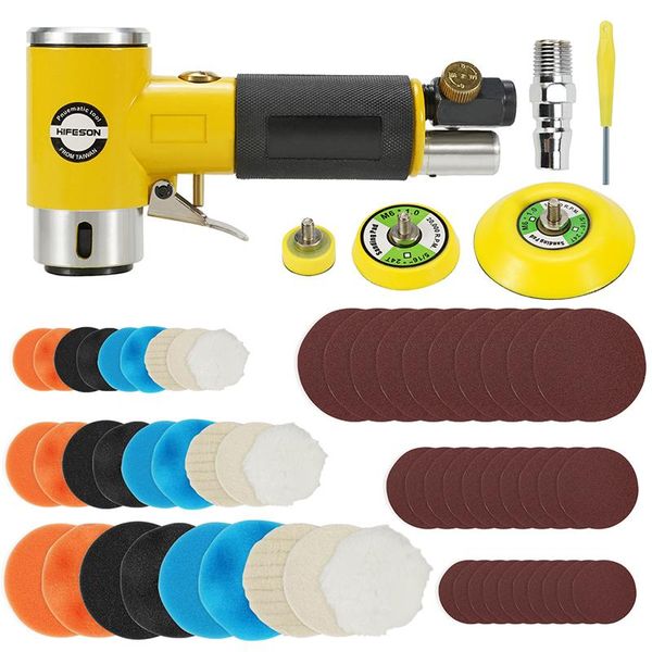 

pneumatic tools 2inch/3inch mini orbital air sander polishing grinding machine buffer dual action polisher