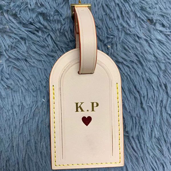 

travel accessories luggage tag personalized custom name initial stamping tag bag designer logo travel label custom one color or two colors, Black