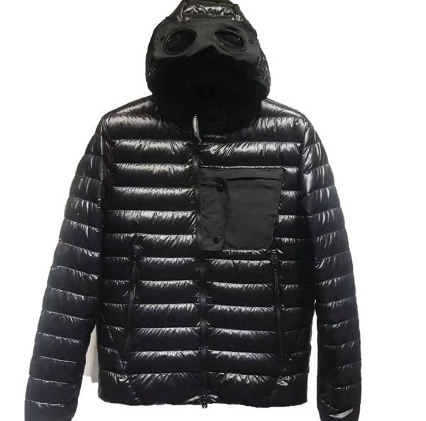 

men's down jacket designer toney cp island loose zipper function warm coat down glasses stones hoodies tracksuit men apparel, Black