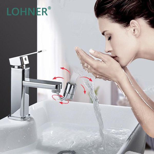 

other faucets, showers & accs lohner copper faucet double ball universal anti-spill head foaming device outlet kitchen basin filter nozzle w