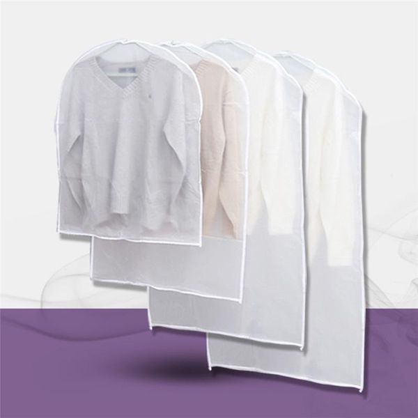

clothing & wardrobe storage 6 pcs special offer transparent dust cover washable bag for coat and suit clothes travel