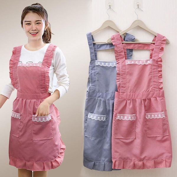 

spring and autumn kitchen apron family oil proof antifouling aprons