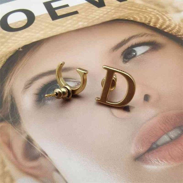 

buy 75% off advanced simple smooth versatile earrings women, Golden;silver