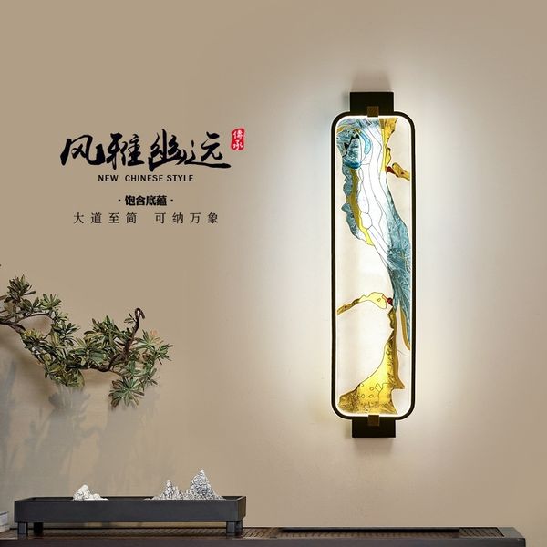 

new enamel chinese style living room bedroom bedside background wall l corridor decorative lamp