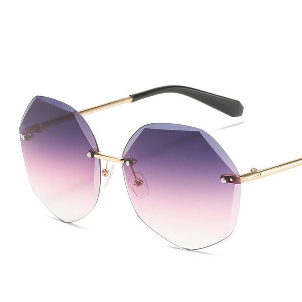 

sunglasses luxury woman alloy round pink glasses pochromic sun shades for women fashion 2021 vintage, White;black