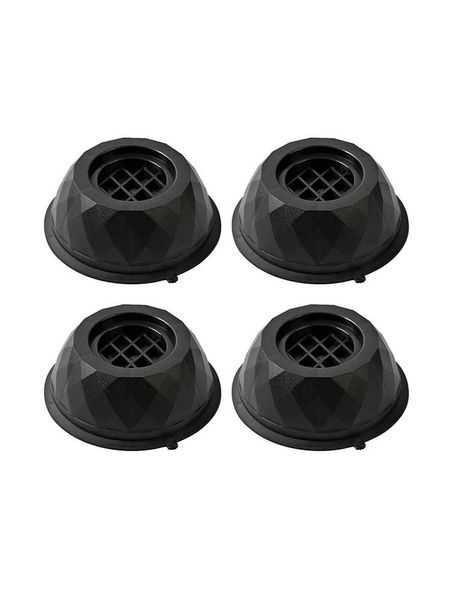 

bath accessory set 4pcs universal washing machine foot pad anti-vibration feet pads rubber mat dryer refrigerator base fixed non-slip