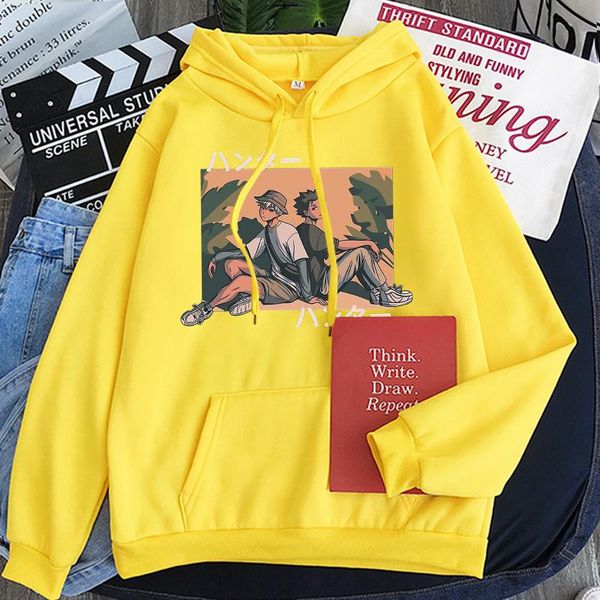 

men's hoodies & sweatshirts anime hoodie men aesthetics winter male autumn, Black