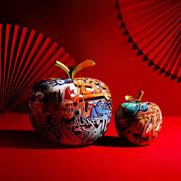 

interior decorations colorful apples decoration car ornaments auto accessories birthday gift home