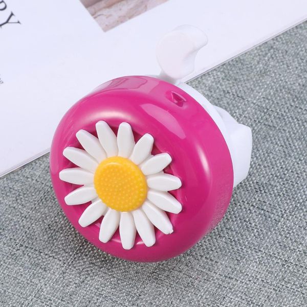 

bike horns 1pc ring bell chrysanthemum pattern accessory (rosy white)