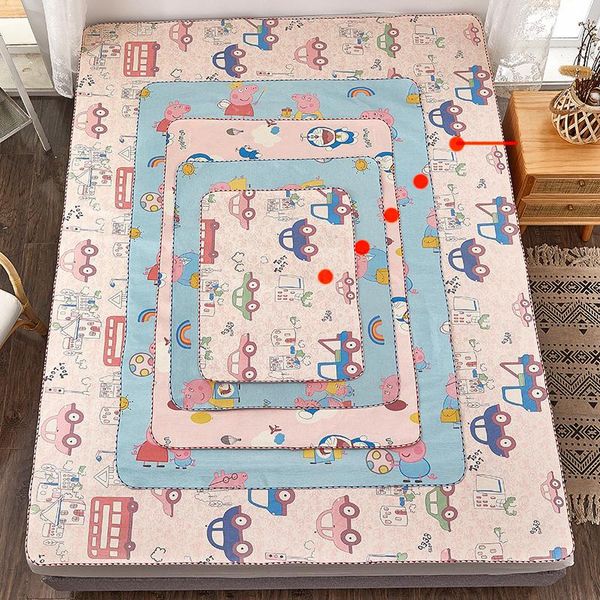 

bedding sets est baby ice silk mat breathable double-sided changing pad overnight pads with large sheets