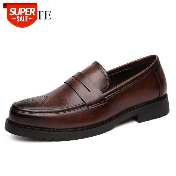 

wotte 2020 leather shoes men casual loafers mocasines hombre breathable slip sneakers zapatos de #l73z