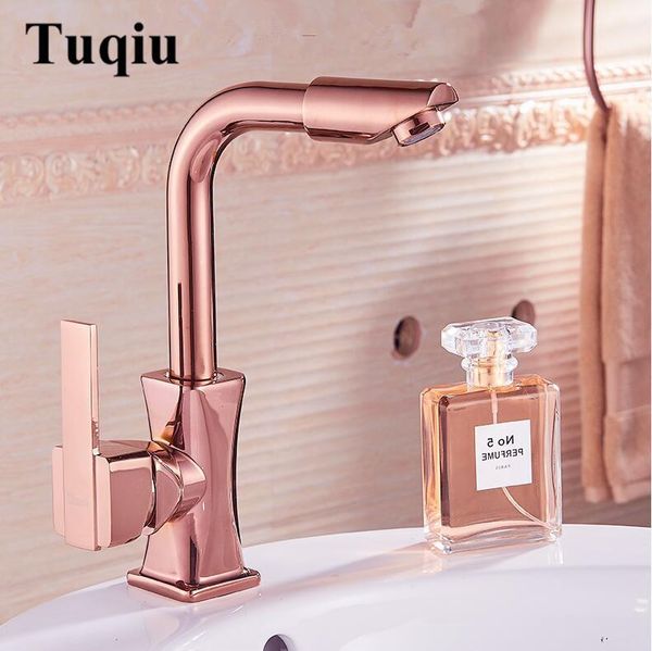 

bathroom sink faucets basin rose gold/gold/chrome single handle cold wash mixer water tap wc cock torneira banheiro