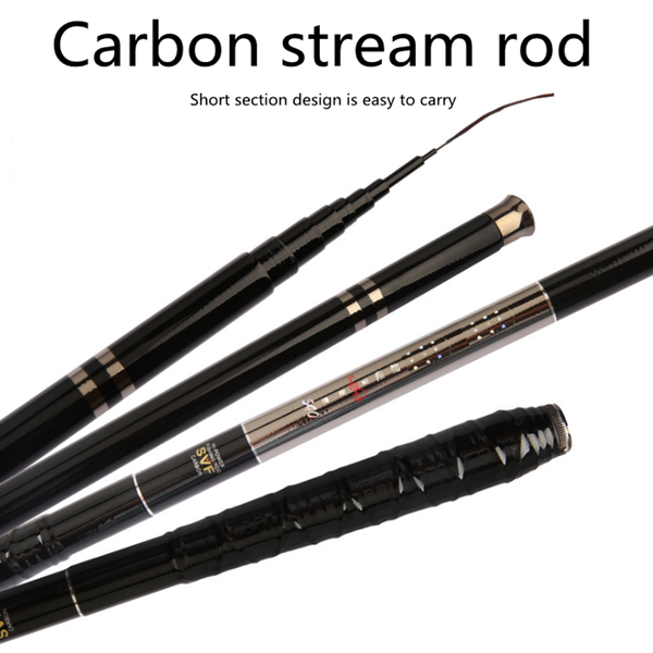 

boat fishing rods rod ultra-short, ultra-light and hard retractable carbon fiber 2.7-7.2m stream hand carp feeder gear