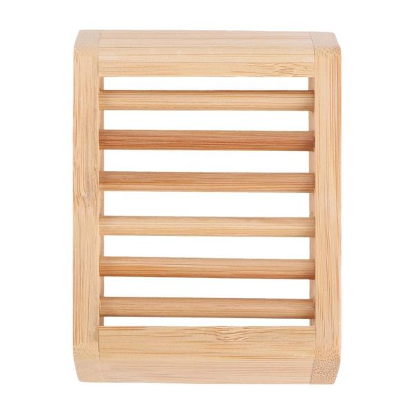 

soap dishes 1pc bamboo dish sink holder sponge storage rack shower shelf