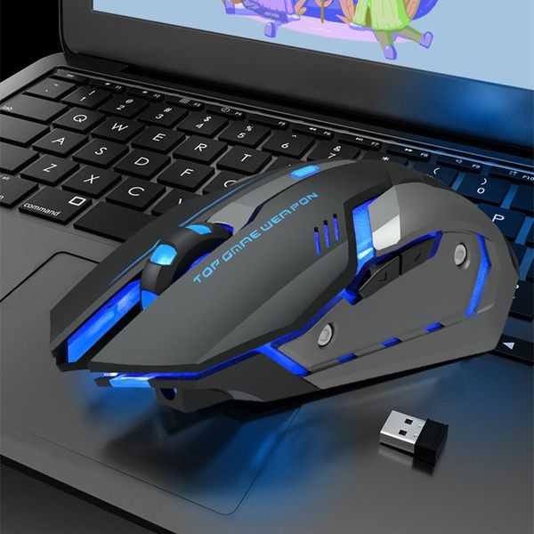 

silent lovely luminous pink mouse wireless charging game 10m desklapmice