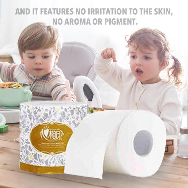 

bathroom toilet paper 3 ply roll for home kitchen dining table white