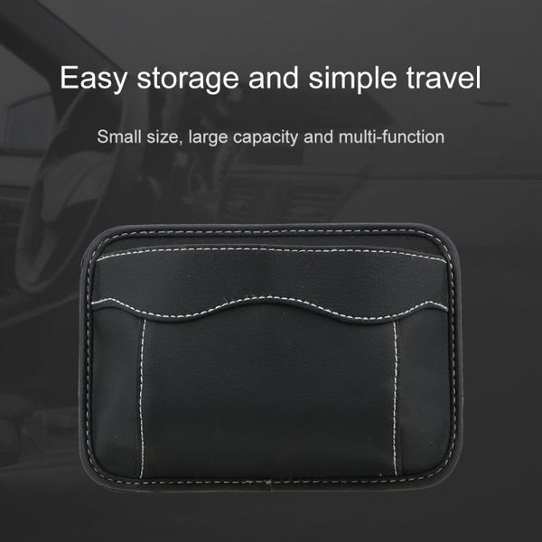 

car organizer multifunction storage box gap bag collecting for cards mobile phone sticky interior accessories