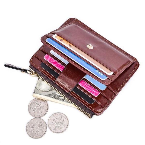 

leather men wallets with coin pocket vintage male purse wallet brown classic function multifunction holders card w3m7, Red;black