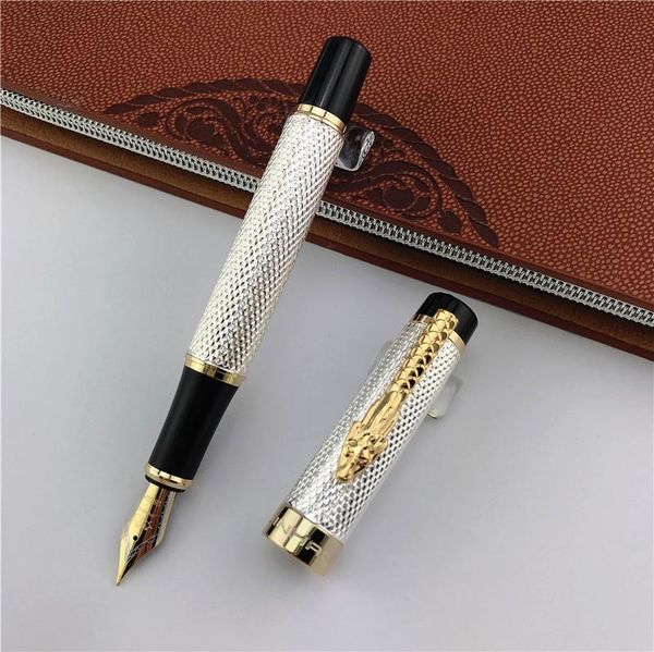 

fountain pens jinhao metal pen school office supplies commercial stationery luxury gift ink teacher father business present 003