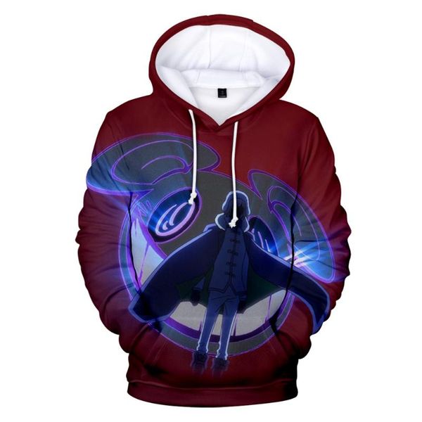 

men's hoodies & sweatshirts bungou stray dog hoodie kids clothes 3d cartoon anime style children long sleeve tracksuit for teen boys, Black