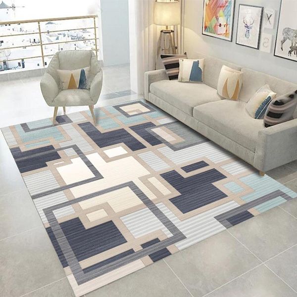 

carpets europe carpet abstract geometry pattern lamb velvet material rug living room bedroom study coffee table decorative