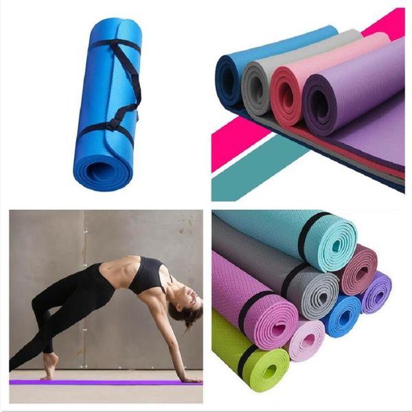 

yoga mats 1830*610*6mm tpe mat sport with position line non slip carpet for beginner fitness pilates gymnastics exercise