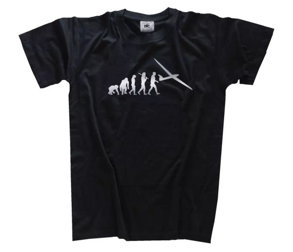 

plata ediciÃ³n piloto planeador aviÃ³n planeador camiseta s-xxxl, White;black