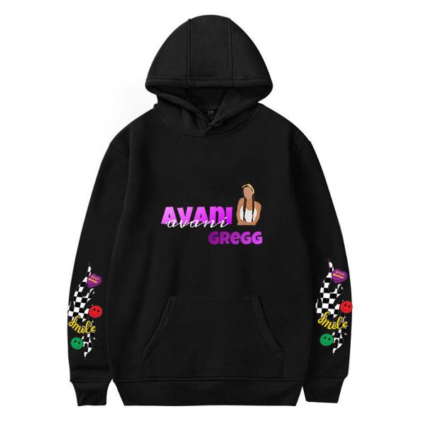 

men's hoodies & sweatshirts avani checkers fashion men women casual harajuku streetwear hoodie hip hop clothing plus size, Black