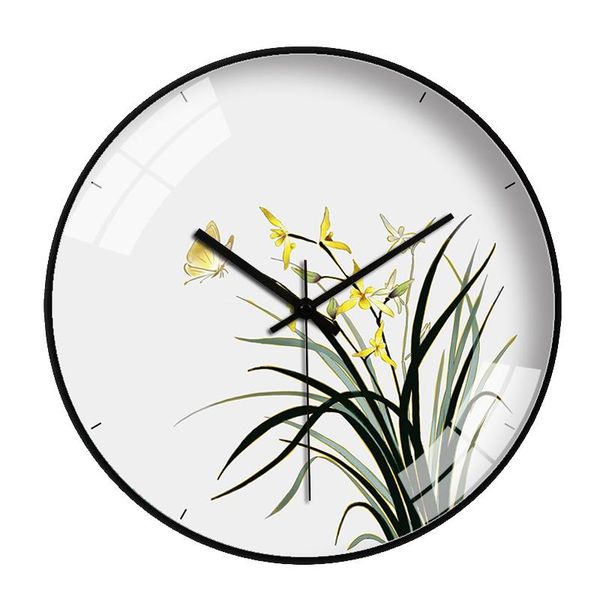 

wall clocks creative silent clock modern design simple chinese novelty bedroom quartz zegar scienny home decor 50wc