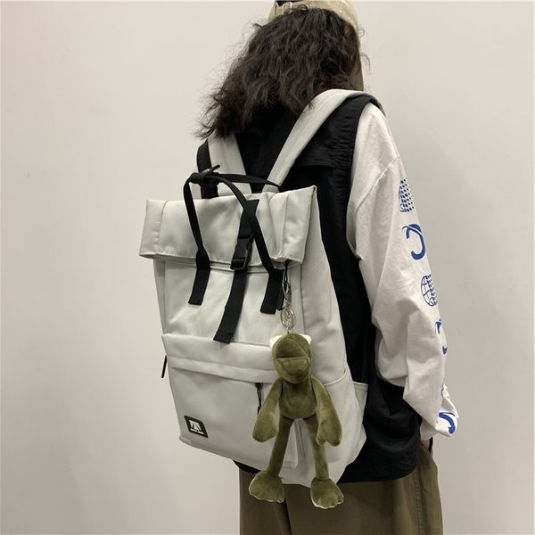 

new male and female high school students' large capacity 15.6-inch computer backpack korean ins college schoolbag