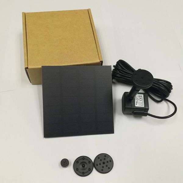 

adeeing 7v 1.2w solar power fountain pump panel watering kit garden pond pool landscape decor decorations